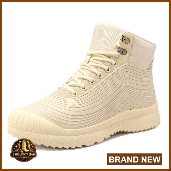 Shoes - Insulated Waterproof Snow Boots with Faux Fur Lining, Non-Slip Lightweight